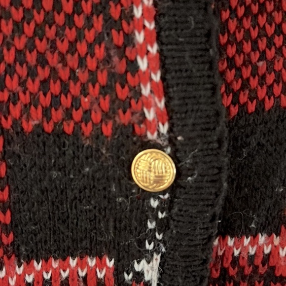 CLASSIC ELEMENTS Red Tartan Cardigan Plaid Sweater NWOT - Picture 5 of 11